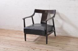 ヴィンテージ家具　ビンテージ　ERCOL(アーコール)　ツートンカラーがおしゃれなナチュラルペイントのクエーカーチェア(椅子)(3)