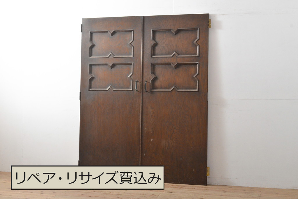 ビンテージ建具 永田良介商店 美しい幾何学模様のデザインが目を