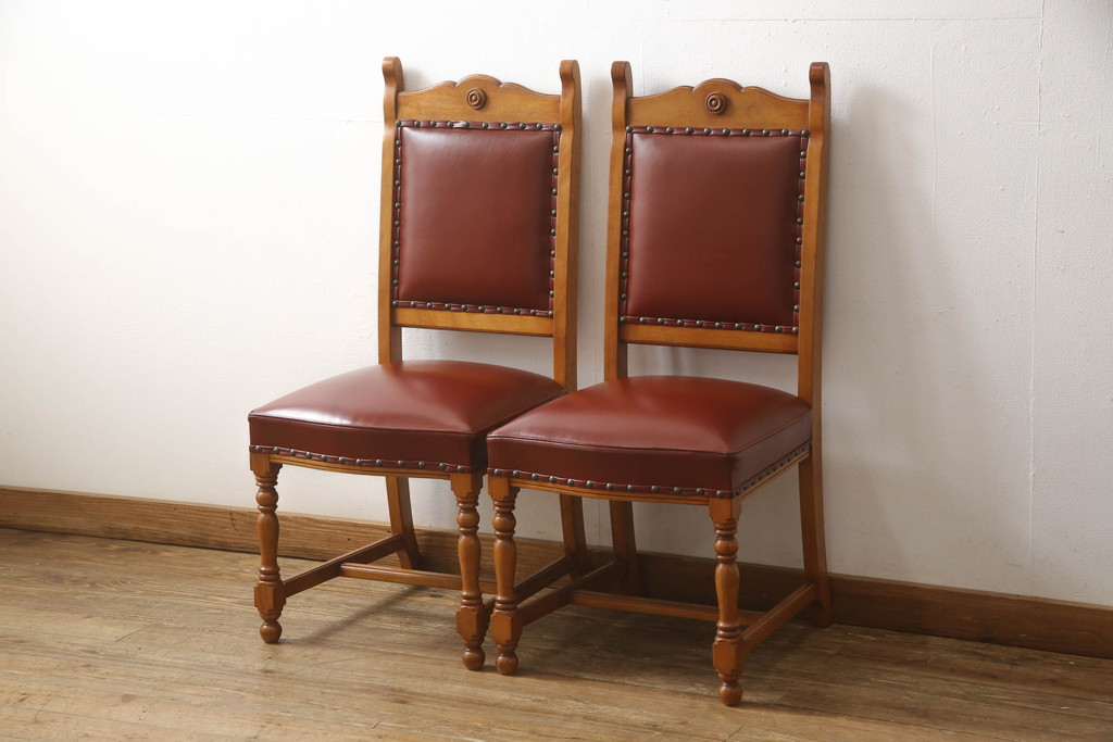 中古 美品 横浜クラシック家具 ダニエル(daniel) ミッシェル 本革 