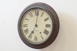 和製アンティーク　林時計株式会社　HAYASHI ICHIBE(林市兵衛)　TRADE(S)MARK(トレードマーク)　古い木味が魅力の掛け時計(柱時計、古時計、八角時計、振り子時計)(R-072181)