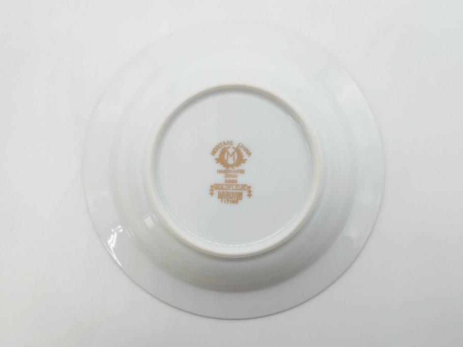 オールドノリタケ　NORITAKE　金彩　煌びやかなデザインが目を惹くボウル6客セット(花、フラワー、プレート、皿、洋食器、サラダ)(R-074111)