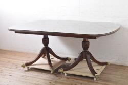 中古　民芸家具　スタイリッシュな佇まいが魅力のバタフライテーブル(ダイニングテーブル、食卓)