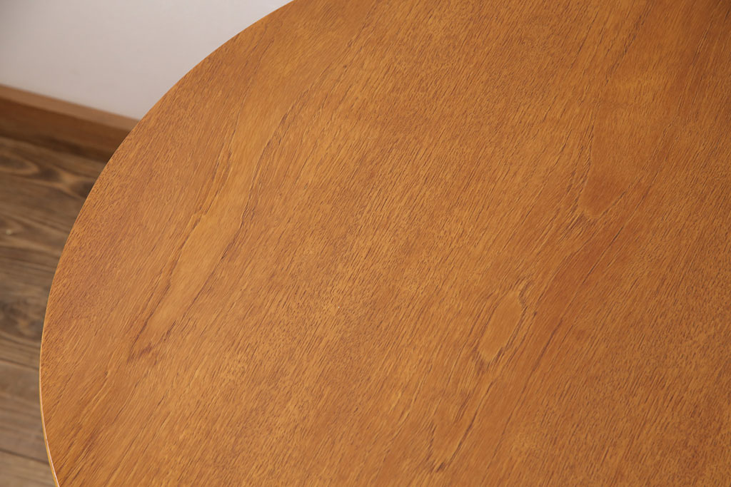 ヴィンテージ家具　北欧ビンテージ　Nathan(ネイサン)社　チーク材　スタイリッシュなデザインが魅力的なバタフライテーブル(エクステンションテーブル、ダイニングテーブル)(R-050127)