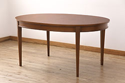 ヴィンテージ家具　イギリスビンテージ　G-PLAN(ジープラン)　BBシリーズ　美しさと機能性を兼ね備えたバタフライテーブル(拡張式テーブル、ダイニングテーブル)(R-039571)