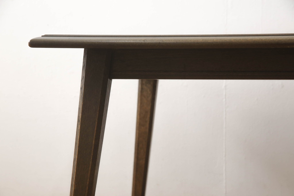 和製ビンテージ　神戸洋家具　永田良介商店　スタイリッシュなデザインが魅力のダイニングテーブル(サイドテーブル、ヴィンテージ)(R-055030)