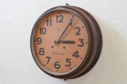 【加工実例】掛け時計をゼンマイ式から電池式へリメイク。短針と長針、振り子もご希望のものに交換しました。使い勝手良く、暮らしに馴染む時計に生まれ変わりました。(壁掛け時計、振り子時計、柱時計、古時計)