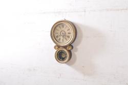 和製アンティーク　愛知時計電機(アイチ、AICHI)　AC TRADE MARK(トレードマーク)　可愛らしいデザインのレトロな掛け時計(柱時計、古時計、振り子時計)(R-072189)