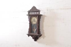 和製アンティーク　精工舎(SEIKOSHA、セイコー)　TOKIO-JAPAN　特大!!　繊細な彫刻が素晴らしい掛け時計(柱時計、古時計、振り子時計)(R-072511)