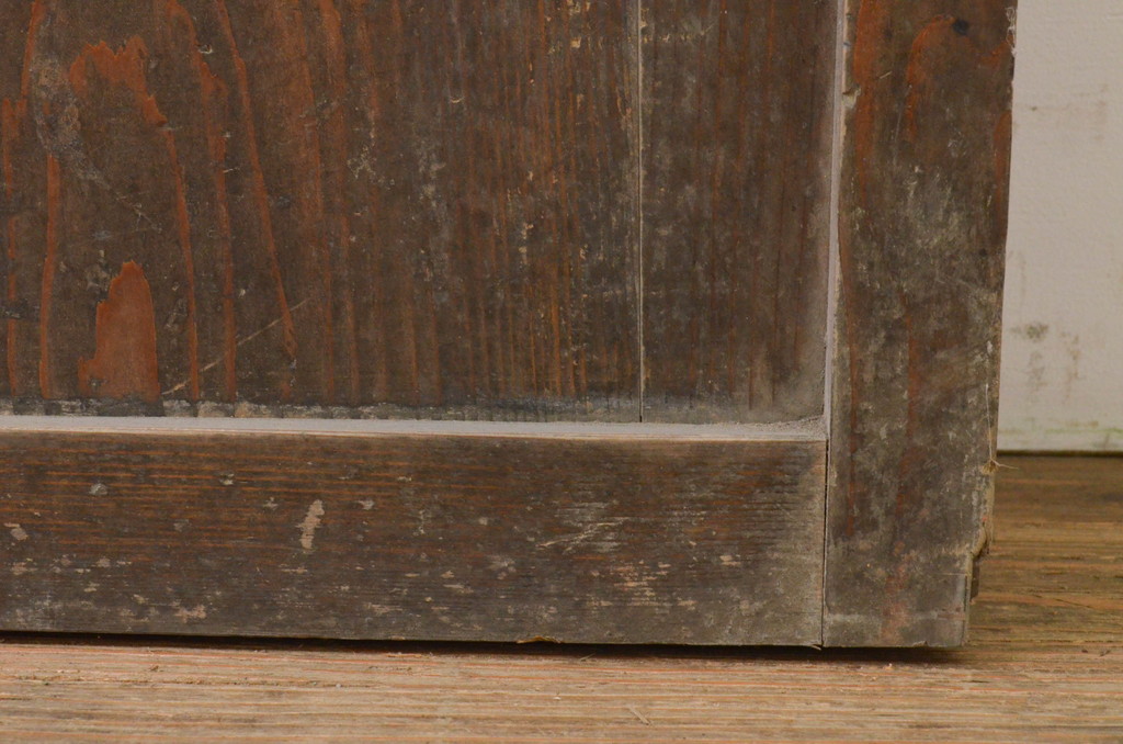 アンティーク建具　大正ロマン　レトロな空間づくりにオススメのガラス戸1枚(引き戸)(R-071916)