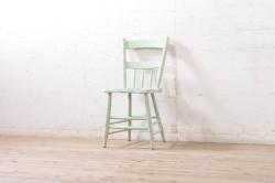 アンティーク家具　イギリスアンティーク シャビーな折り畳みガーデンチェア(2)(椅子・イス)