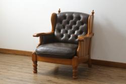 ヴィンテージ家具　北欧ビンテージ　G-PLAN(ジープラン)　Fresco(フレスコ)　チーク材　サーキュラーチェア(ダイニングチェア、椅子)(R-043981)