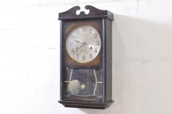 和製アンティーク　精工舎(SEIKOSHA、セイコー)　MADE(Y)TOKYO　8DAY　古い木味が魅力的な掛け時計(柱時計、古時計、八角時計、振り子時計)(R-072406)