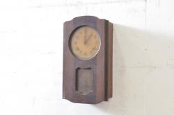 和製アンティーク　精工舎(SEIKOSHA、セイコー)　TRADE(S)MARK　木の温かみを感じるクラシカルな雰囲気の掛け時計(柱時計、古時計、振り子時計)(R-072266)