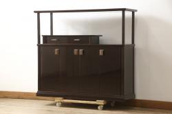 ラフジュ工房オリジナル　ペイント家具　ナチュラルインテリアにぴったりな収納棚(オープンラック、飾り棚、本棚)(R-039203)