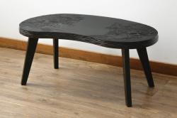 イタリアビンテージ　天板大理石　高級感ある佇まいが魅力的なセンターテーブル(リビングテーブル、ローテーブル、ヴィンテージ)(R-070436)