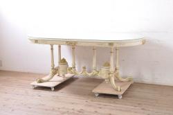 ヴィンテージ家具　G-PLAN(ジープラン) 北欧家具　チーク材　ほっこりとした優しい雰囲気を添えるオーバル型のエクステンションテーブル(ダイニングテーブル、ビンテージ)(R-047901)