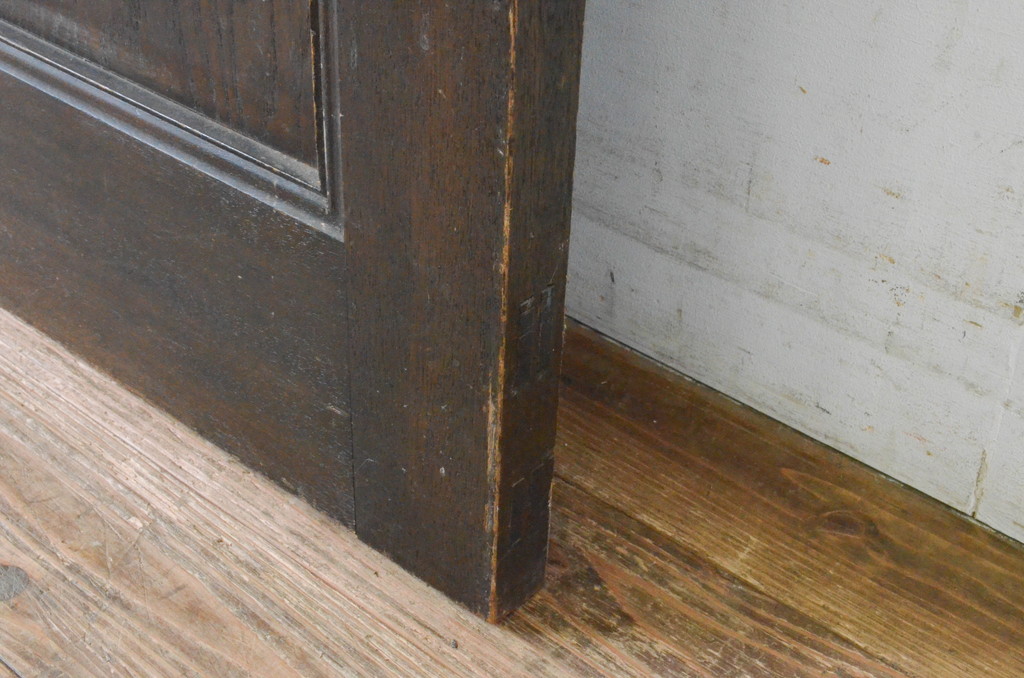 アンティーク建具　大正ロマン 古い洋館のドア1枚(扉、木製扉)(R-065483)