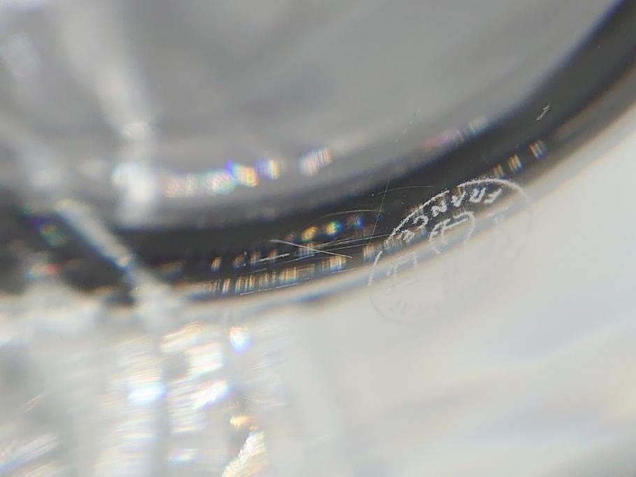 フランス　バカラ　Baccarat　RRigot　優美なフォルムが魅力のフラワーベース(花瓶、27cm、リゴット、箱なし、フルレッドクリスタルガラス)(R-060589)
