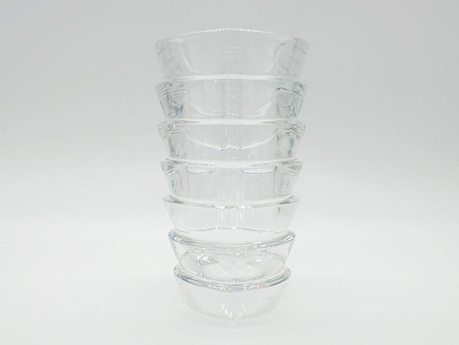 フランス　バカラ　Baccarat　ココ　小振りでも存在感のあるフラワーベース(花瓶、フルレッドクリスタルガラス、箱なし、COCO)(R-060613)