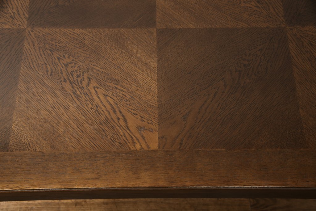 中古　美品　カリモク家具(karimoku)　domani(ドマーニ)　Morganton(モーガントン)　直線のシルエットが印象的なダイニングテーブル(定価約18万円)(食卓)(R-054498)