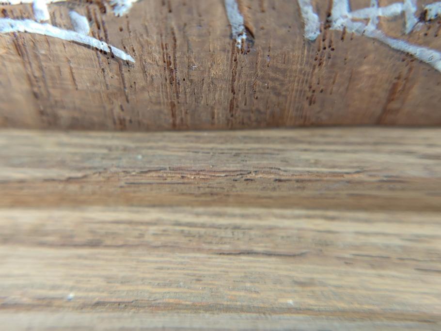 昭和初期　中村七十郎作　鶉　木のぬくもりを感じる木彫(彫刻家、宮大工)(R-060706)