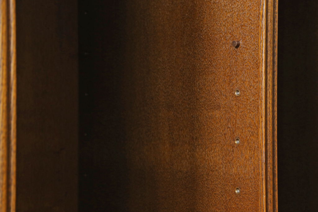 中古　超美品　松永工房　Continue(カンティーニュ)　優美な曲線が美しくクラシカルな雰囲気を高めてくれるブックケース(本棚、ブックシェルフ、収納棚)(定価約40万円)(R-059502)