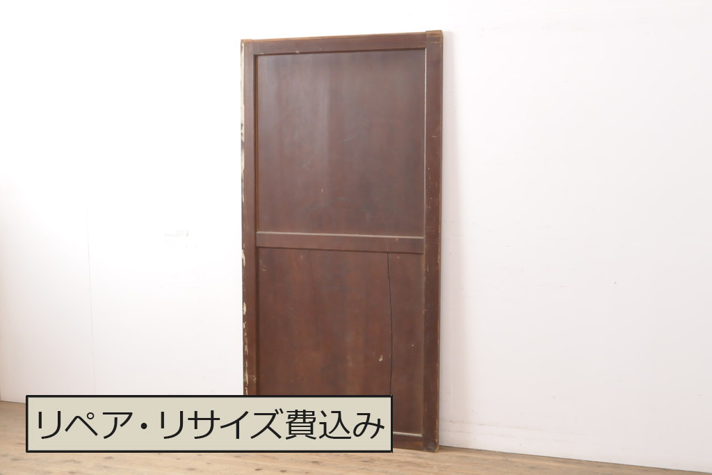 【通販激安】 アンティーク建具 明治 長い歴史を感じる古い帯戸1枚(板戸 建具