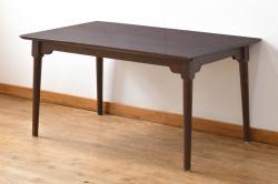 和製アンティーク　希少サイズ　幅狭　小振りなサイズが使いやすいレトロなサイドテーブル(脇机、サイドチェスト、引き出し)(R-071397)