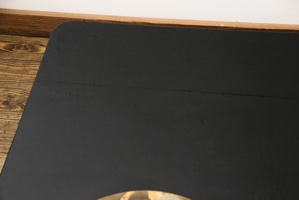 中古　美品　輪島塗り　在銘有り　繊細な扇の図柄が気品を感じさせる座卓(定価140万円)(ローテーブル、センターテーブル)(R-057583)