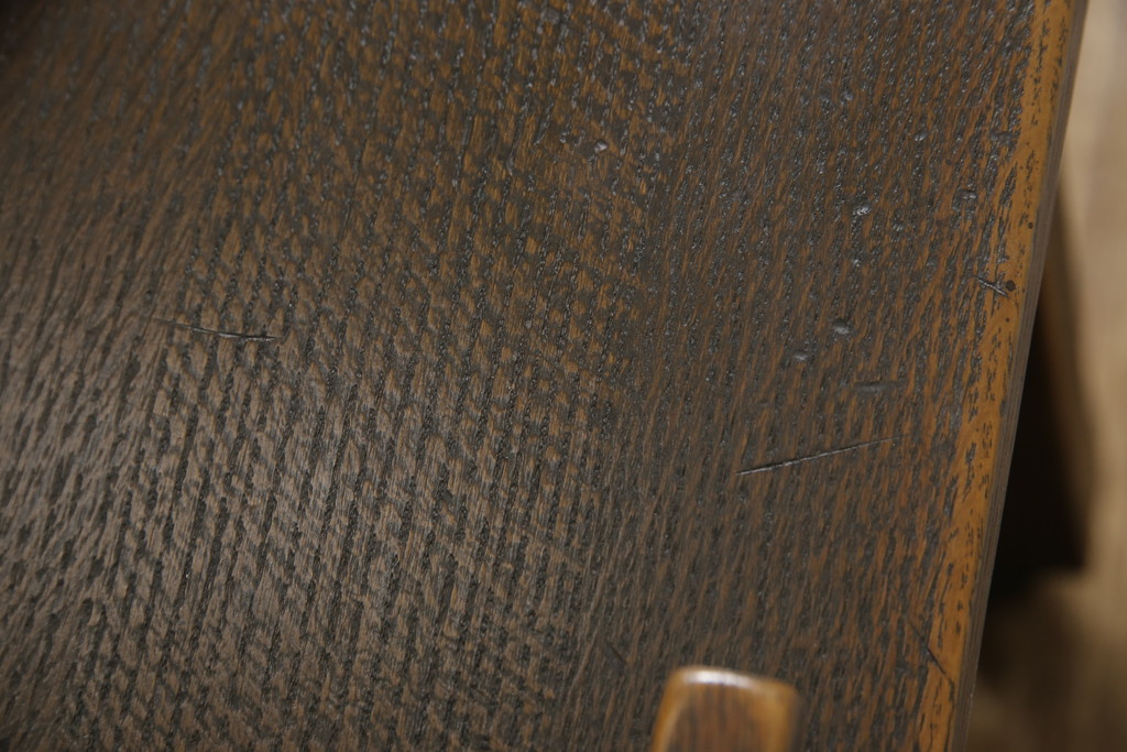 中古　飛騨産業　特注品　PROVINCIAL(プロヴィンシャル・プロビンシャル)シリーズ　ナラ材の木の風合いが味わい深いキャスターワゴン(プロビンシャル、トロリー、キッチンワゴン、サイドテーブル)(R-060730)