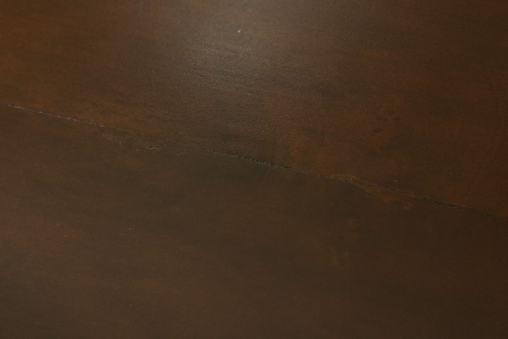 イギリスアンティーク　ウォールナット材　細見の脚がエレガントなドレッサー(鏡台)(R-057857)