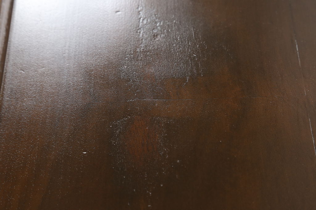 イギリスアンティーク　ウォールナット材　細見の脚がエレガントなドレッサー(鏡台)(R-057857)