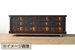 和製アンティーク　昭和レトロ　シンプルなデザインが取り入れやすい本棚(本立て、オープンラック、ブックシェルフ)(R-070179)