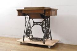 中古　美品　九州民芸家具　シンプルで取り入れやすい座卓(ローテーブル、机)(R-051809)