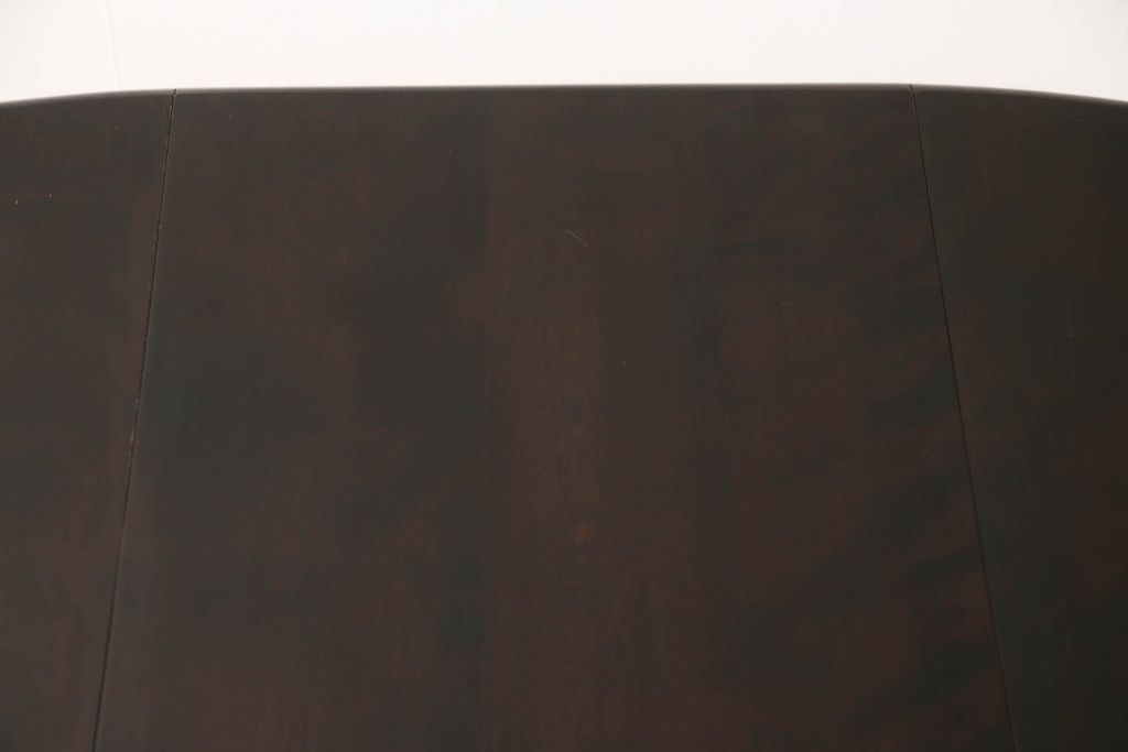 中古　美品!!　松本民芸家具　脚のデザインがシックな27型バタフライ卓(ドロップリーフテーブル、ダイニングテーブル、バタフライテーブル、エクステンションテーブル、食卓、2人掛け、4人掛け)(定価約20万円)(R-065709)