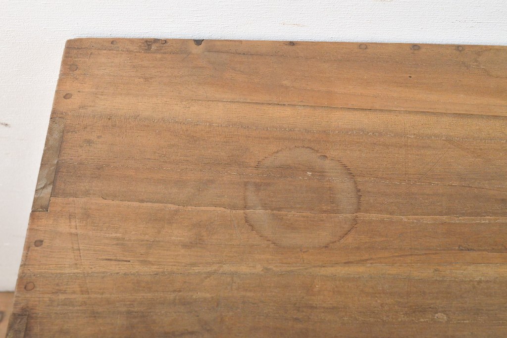 和製アンティーク　小物収納に便利な和風の総桐小箪笥(桐たんす、小引き出し、タンス、ローチェスト)(R-055930)