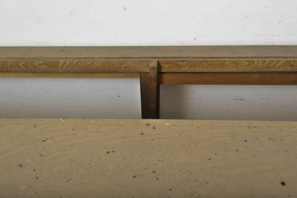 アンティーク家具　昭和初期　両面引き戸のガラスケース(ショーケース、飾り棚、陳列棚)(R-036896)