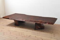 アンティーク家具　シンガーミシン オーク材天板!アンティークの鉄脚テーブル(ミシンテーブル)(1)