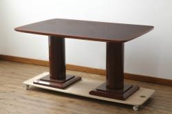 中古　カリモク家具(karimoku)　domani(ドマーニ)　Louis(ルイ)XVシリーズ　エレガントなフォルムが魅力的なサイドテーブル(センターテーブル、ローテーブル、コンソールテーブル)(R-053976)