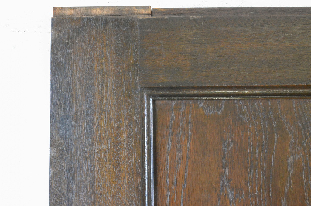 アンティーク建具　大正ロマン　古い洋館で使われていた和洋折衷の引き戸1枚(板戸、襖)(R-065473)