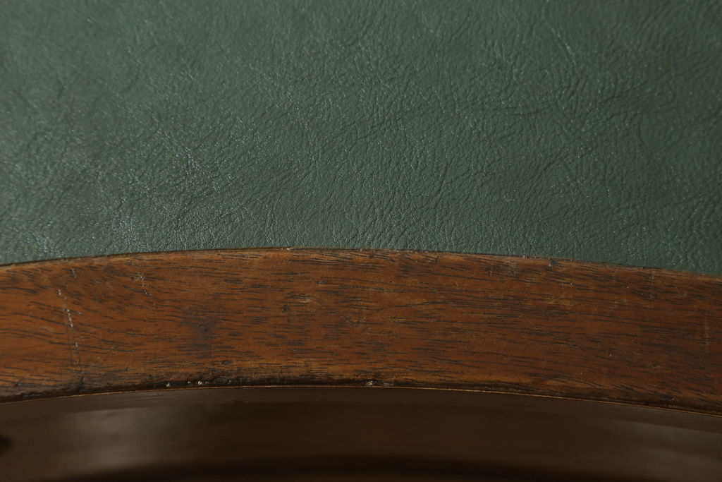 イギリスアンティーク　マホガニー材　上質な大人の書斎づくりがかなうキドニーデスク(両袖デスク、机、在宅ワーク、在宅用ワークデスク)(R-050891)