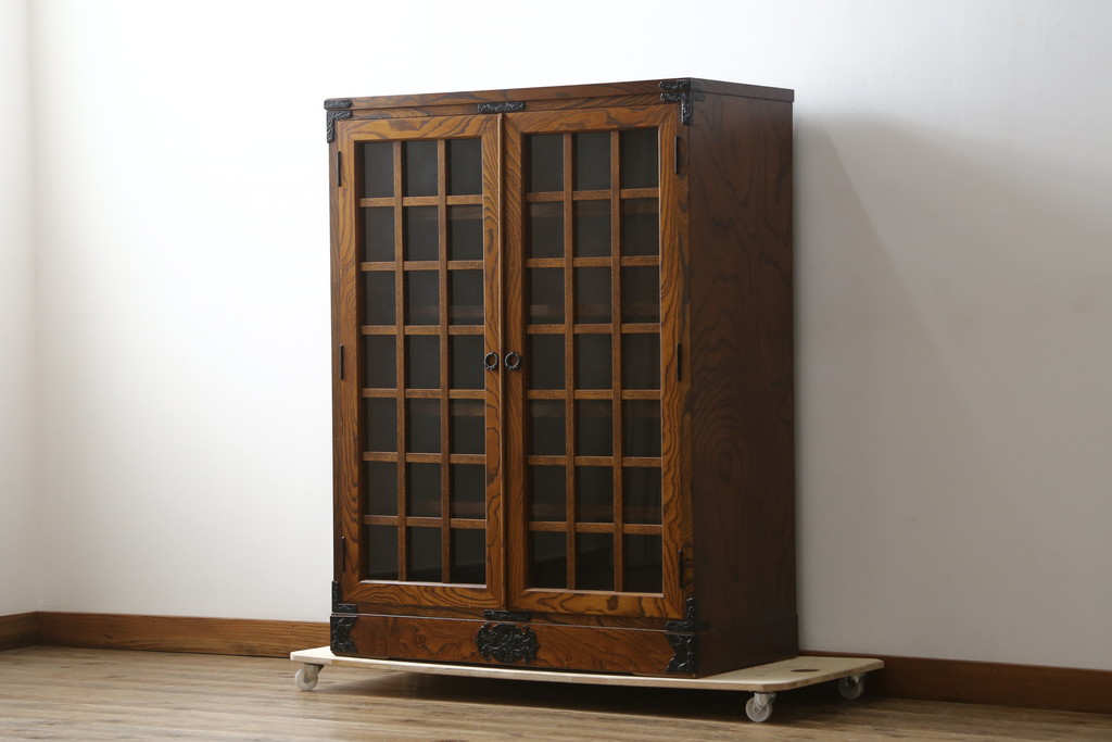 中古 特注!! 岩谷堂箪笥 格子扉 和モダンテイストのお部屋づくり 中古 特注!! 岩谷堂箪笥 格子扉 和モダンテイストのお部屋づくり