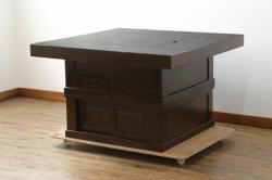 中古　CONDE HOUSE(カンディハウス)　BOLS(ボルス)　和洋どちらにも合わせやすいセンターテーブル(リビングテーブル、ローテーブル、座卓)(R-067481)