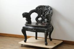 和製ビンテージ　ブナ材の趣ある風合いがレトロな印象のスツール(椅子、イス、サイドテーブル、ヴィンテージ)(R-065937)