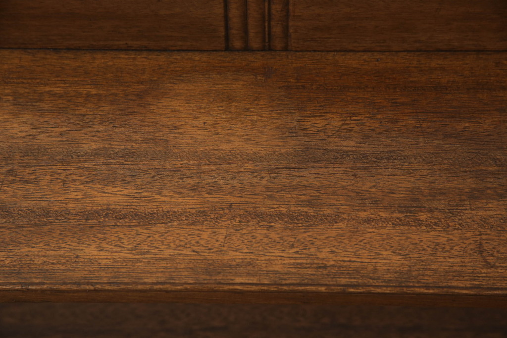 和製アンティーク　昭和レトロな雰囲気を醸し出す楔(くさび)式本棚(オープンシェルフ、ブックシェルフ、飾り棚)(R-066280)