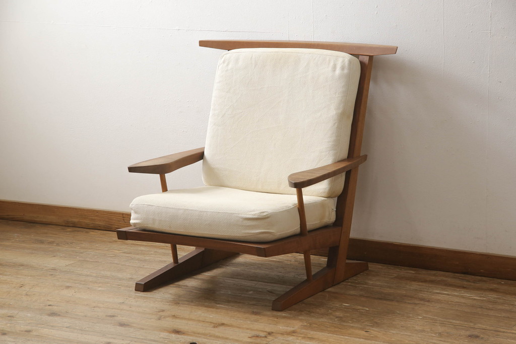 中古 ジョージナカシマ CN118 CONOID CUSHION ARM 洗練された