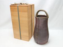 アンティーク雑貨　檜材製　昭和期　古い商店で使われていたレトロな木箱(収納箱)(2)