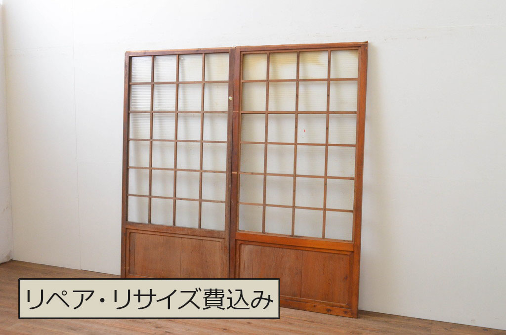アンティーク建具 レトロな空間作りにおすすめなモールガラス
