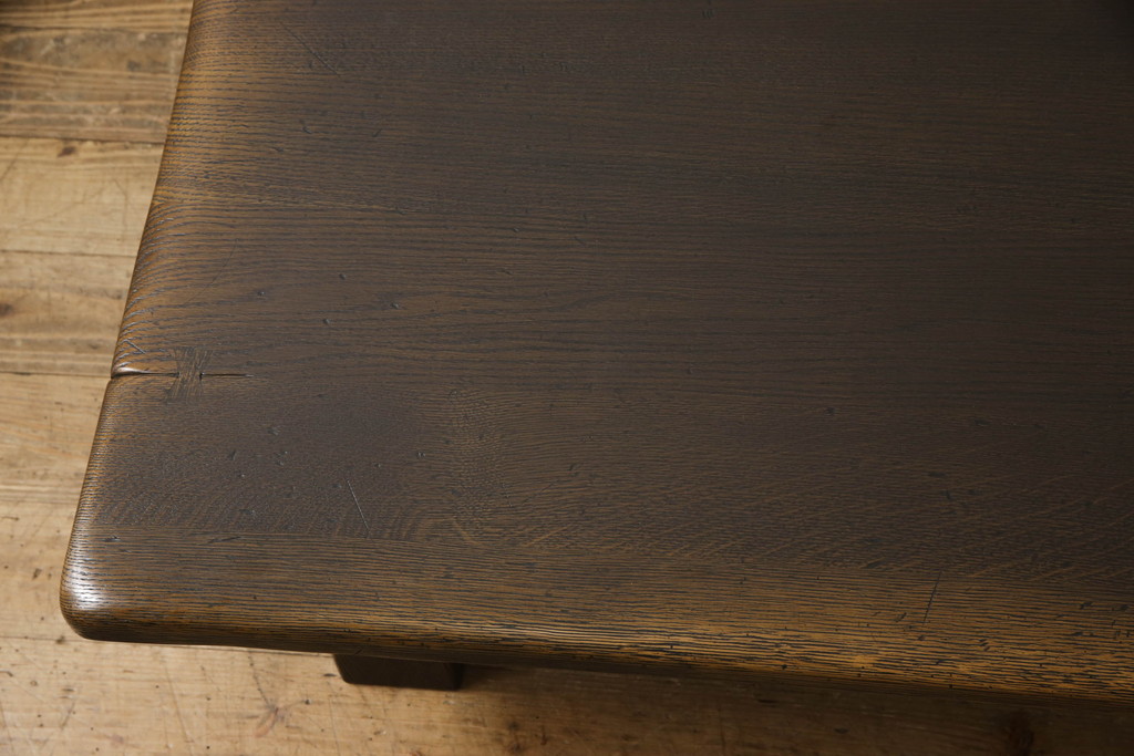 中古　美品　飛騨産業　キツツキ　PROVINCIAL(プロヴィンシャル・プロビンシャル)　素朴な風合いが温かい雰囲気を演出する座卓(ローテーブル、センターテーブル)(R-067456)