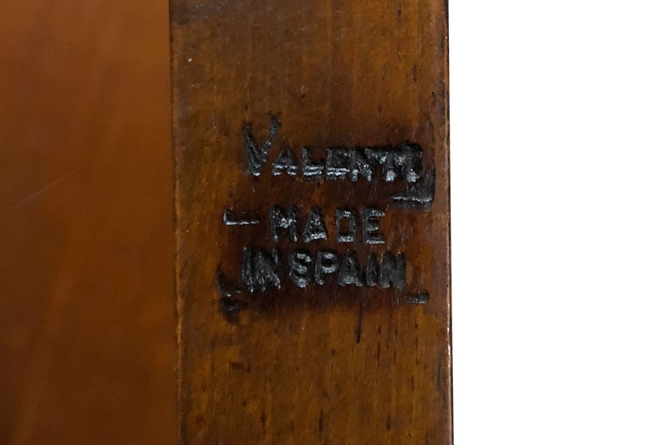 ヴィンテージ家具　スペインビンテージ　バロッサバレンティ(VARO,S.A. VALENTI)　収納付き　激レア!個性的なインテリアとしてもおすすめのハンガー付きチェア(ダイニングチェア)(R-057005)